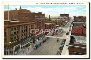 Postcard Old North On Main Street from Second Pueblo Colorado