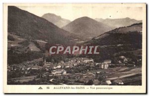 Old Postcard Allevard Les Bains Panoramic