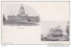 The State House and Governor's Residence,  Topeka,  Kansas,00-10s