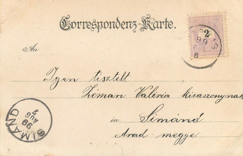 Litho AK Austria Gmunden 1899 Postkarte