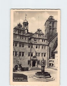 Postcard Rathaus mit Stadtkirche, Bad Hersfeld, Germany