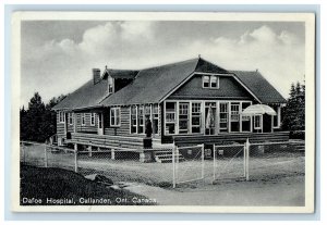 c1930s Dafoe Hospital Callander Ontario Canada Antique Posted Postcard