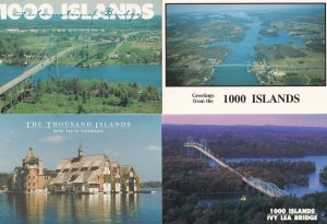 1000 Islands Ivy Lea Bridge Canada 4x Postcard s