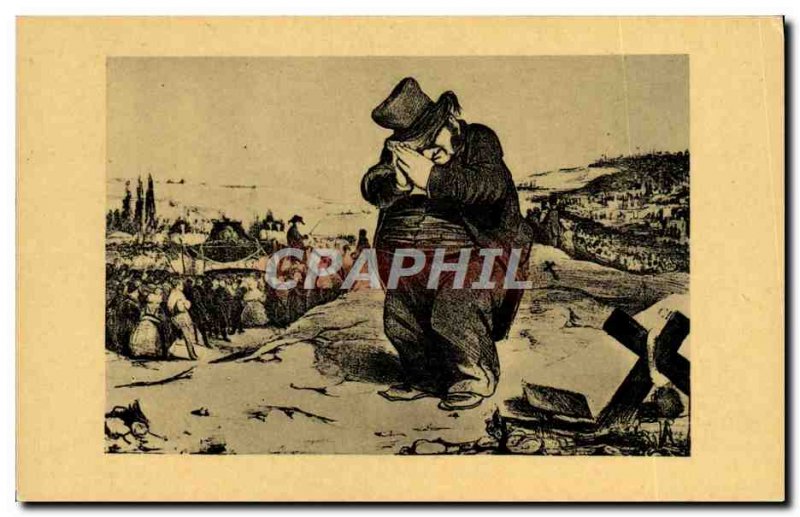 Old Postcard Daumier