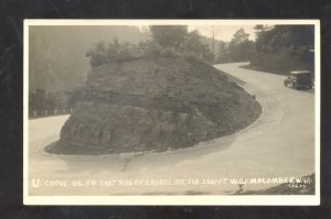 RPPC MACOMBER WEST VIRGINIA U.S. HIGHWAY 50 VINTAGE REAL PHOTO POSTCARD