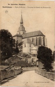 CPA NEUFCHATEAU Église St-Nicolas vue prise du Chemin des Promenades (401360)