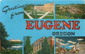 OR, Eugene, Oregon, Large Letter, Postmark 1947, E.C. Kropp