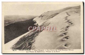 Postcard Old Pilat Plage Cote d & # 39Argent The Dunes of Pyla The slopes of ...