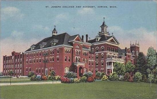 Michigan Adrian St Joseph College And Academy