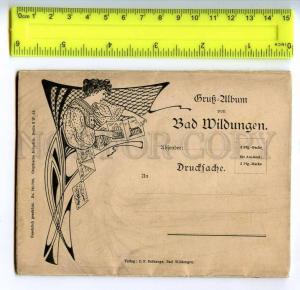 241869 GERMNY Bad Wildungen ART NOUVEAU Set cards booklet