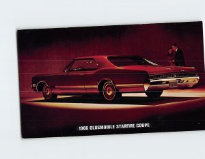 Postcard 1966 Oldsmobile Starfire Coupe, Milad Oldsmobile-Chevrolet, Inc., Ohio