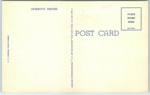 Postcard - Cowboy's Prayer