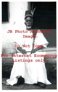 Native Ethnic Culture Costume, Photo, Nigeria, Lagos, Man Holding Sword?