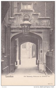 LONDON, Old Gateway, Entrane to Clifford Inn, England, United Kingdom, 00-10s
