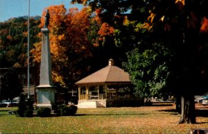 Pennsylvania Coudersport Gazebo-Bandstand and Civil War Monument