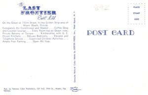 Florida  Miami Beach  Last Frontier Resort Motel