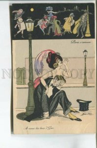 478055 Xavier SAGER Fashion Belle Woman Lady DRUNK Man GLAMOUR gas light