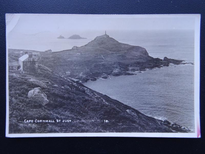 Cornwall CAPE CORNWALL St. Just c1930's RP Postcard