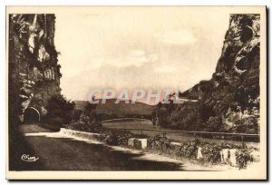 Postcard Old Yenne Savoie Gorges du Rhone Output parade of Pierre Chatel