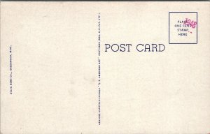 Postcard Malmaison Greenwood MS Mississippi