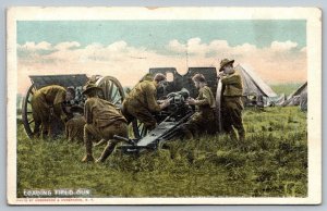 WW1   1917  US Army  Artillery  Field Gun Postcard