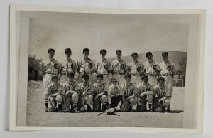 Clear Spring Maryland Boys Baseball Team Repro RPPC Postcard T7