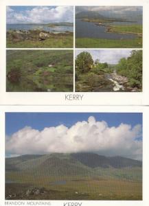 Kerry Brandon Mountains 2x Irish Postcard