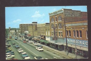 MAYFIELD KENTUCKY DOWNTOWN STREET SCENE OLD CARS STORES VINTAGE POSTCARD