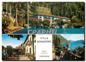 Postcard Modern Villa Monastero Varenna Lago di Commo