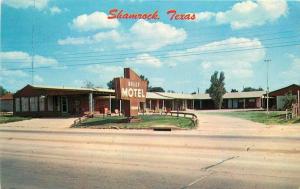 Baxtone 1940s Kelly Motel roadside Shamrock Texas Route 66 Postcard 12644