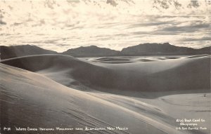 H17/ Alamogordo New Mexico RPPC Postcard White Sands National Monument