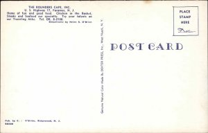 Paramus New Jersey NJ Rounders Caf� Inc Vintage Postcard