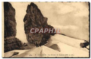 Old Postcard Gavarnie La Breche De Roland