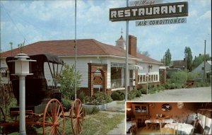 Marion Virginia VA Village Restaurant Multiview 1950s-60s Vintage Postcard