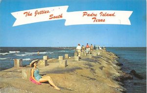 The Fishing Jetties - Padre Island, Texas TX  