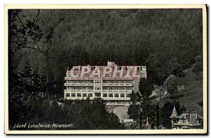 Old Postcard Lazne Luhacovice Miramonti