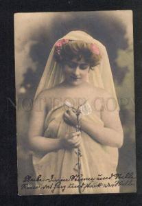 032647 FILLIOUX w/ Flower DANCER vintage PHOTO