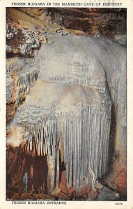 Frozen Niagara in the Mammoth Cave of KY