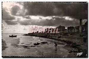 Luc sur Mer - The sun rising Beach - Old Postcard