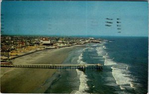 Postcard AERIAL VIEW SCENE Ocean City New Jersey NJ AM8392