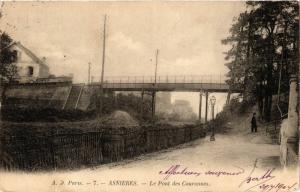 CPA ASNIERES - Le Pont des Couronnes (297178)