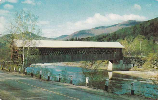 Woodstock NH, New Hampshire - Pemigewasset River Covered Bridge