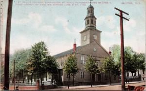 St. Paul's Church Halifax NS Nova Scotia c1907 Postcard E36