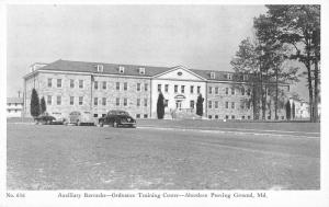 Aberdeen Proving Ground Maryland Ordnance Training Barracks Postcard K90172