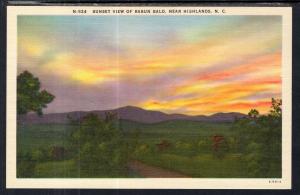 Sunset View of Rabun Bald,Near Highlans,NC