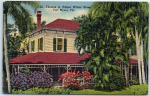 M-87553 Thomas A Edison Winter Home Fort Myers Florida