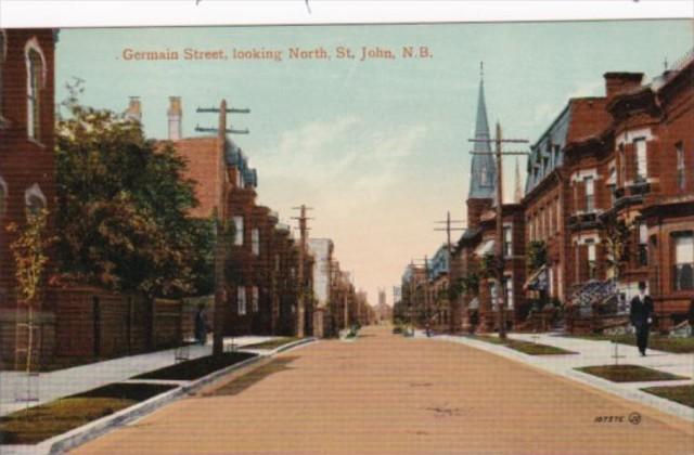 Canada New Brunswick St John Germain Street Looking North