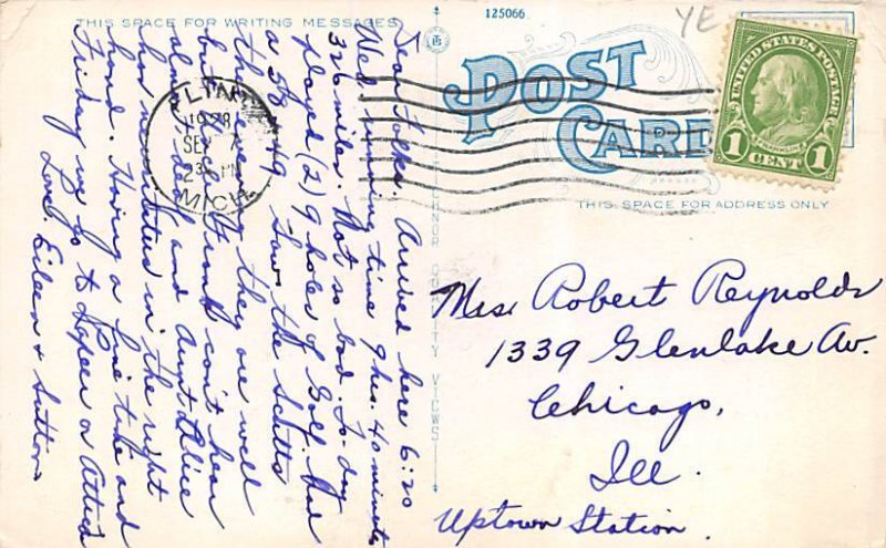 Public Library Flint MI USA Postcard