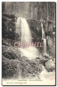 Old Postcard Gerardmer Cascade From Merelle