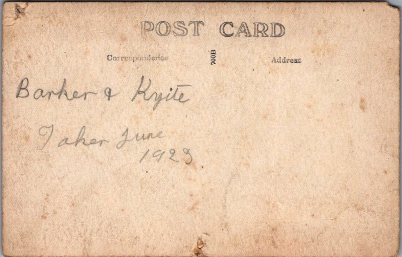 Military Postcard - RP of 1920's Two Young British Army Soldiers RS30730